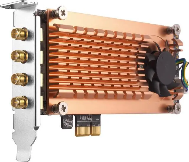 Alt view image 4 of 20 - QNAP Dual-band AC2600 Wireless PCIe Expansion Card Model QWA-AC2600