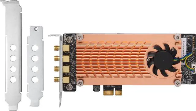 Alt view image 2 of 20 - QNAP Dual-band AC2600 Wireless PCIe Expansion Card Model QWA-AC2600