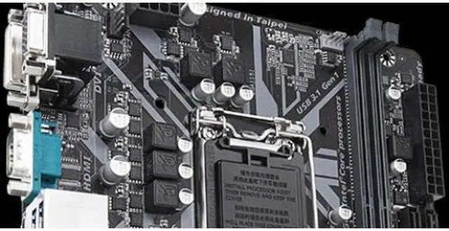 Alt view image 8 of 12 - GIGABYTE H310M S2P LGA 1151 (300 Series) Intel H310 HDMI USB 3.1 Micro ATX Intel Motherboard