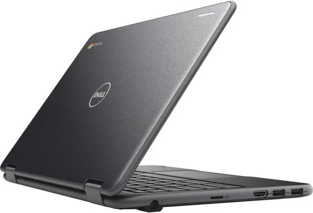 Alt view image 2 of 9 - DELL Inspiron Chromebook 11 Chromebook Intel Celeron N3060 4 GB LPDDR3 Memory 32 GB eMMC SSD 11.6" Touch Screen Chrome OS C3181-C895GRY-PUS