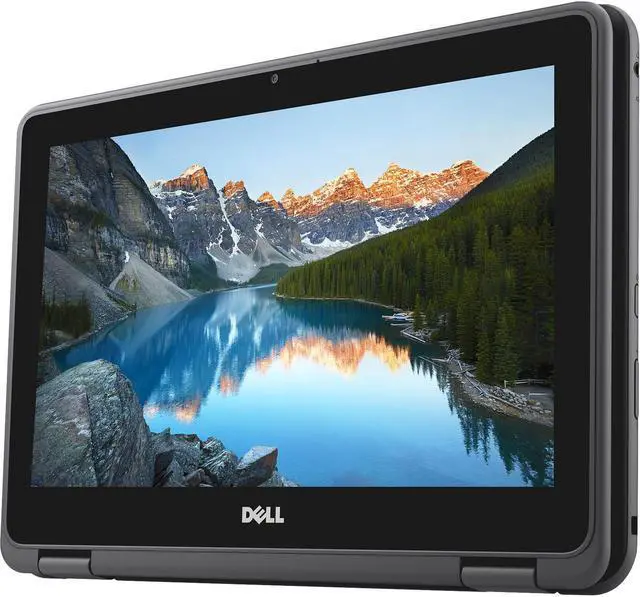 Alt view image 3 of 9 - DELL Inspiron Chromebook 11 Chromebook Intel Celeron N3060 4 GB LPDDR3 Memory 32 GB eMMC SSD 11.6" Touch Screen Chrome OS C3181-C895GRY-PUS