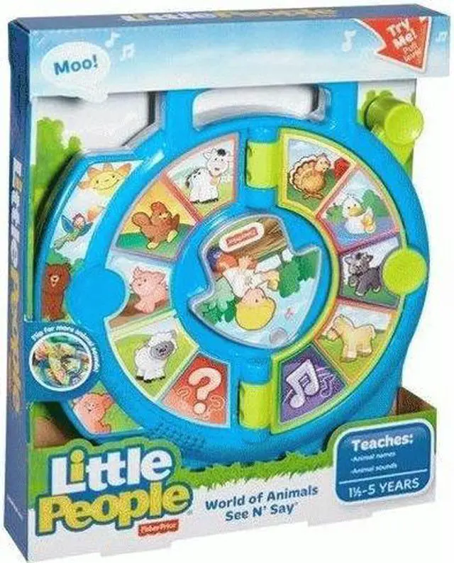 Alt view image 12 of 20 - Fisher-Price Little People World of Animals See 'n Say Playset