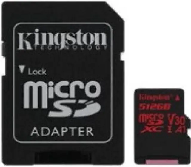 Alt view image 2 of 3 - Kingston 512GB MicroSDXC Canvas React Memory Card