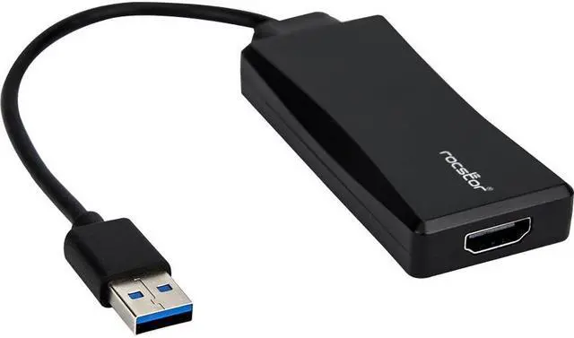 Alt view image 4 of 14 - Rocstor Premium Usb To Hdmi Adapter - Usb 3.0 To Hdmi External Usb Video Graphics Adapter - Resolutions Up To 1920X1200 1080P- 1X Usb 3