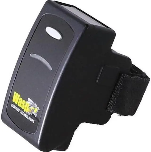 Alt view image 3 of 4 - Wasp 633809004018 WRS100SBR Wearable 1D Ring Barcode Scanner,  Bluetooth 4.1 - Black