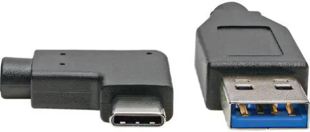 Alt view image 3 of 20 - TRIPP LITE U428-003-CRA USB C TO USB-A CABLE RIGHT ANGLE 3.1 5 GBPS USB TYPE C M/M 3FT