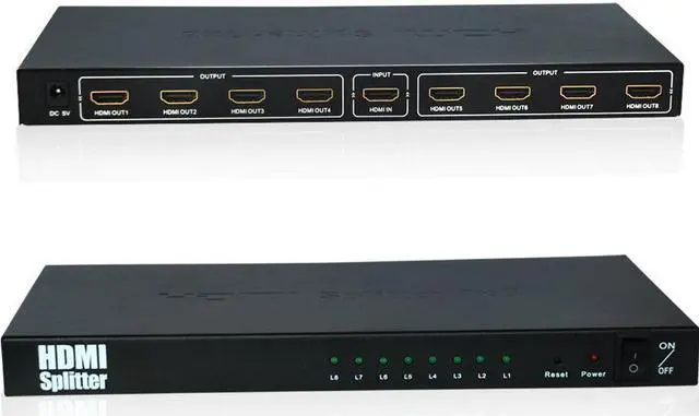 Alt view image 4 of 10 - 4XEM 4XHDMISP1X8 Video Splitter