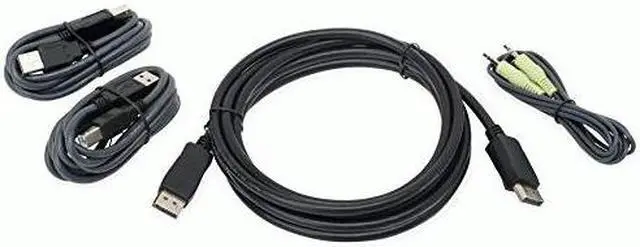 Main image of Iogear 10 Ft. Displayport Usb Kvm Cable Kit With Audio (Taa)