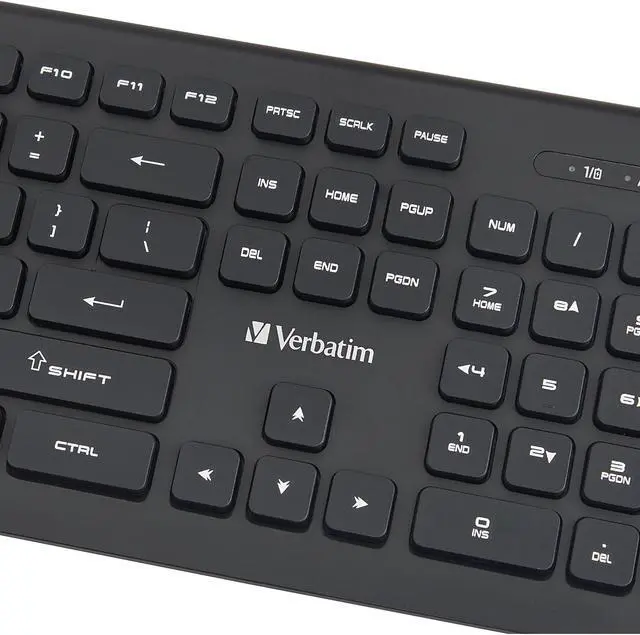 Alt view image 4 of 20 - Verbatim 99793 Black USB RF Wireless Slim Keyboard