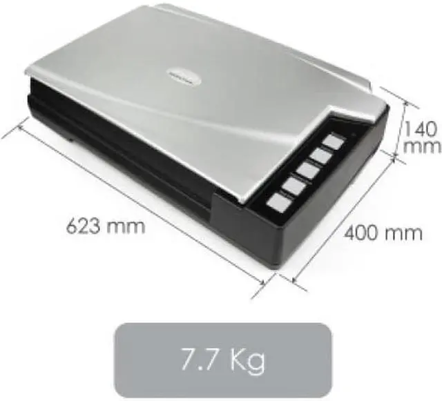 Alt view image 2 of 14 - Plustek OpticBook A300 Plus Flatbed Scanner - 600 dpi Optical - USB