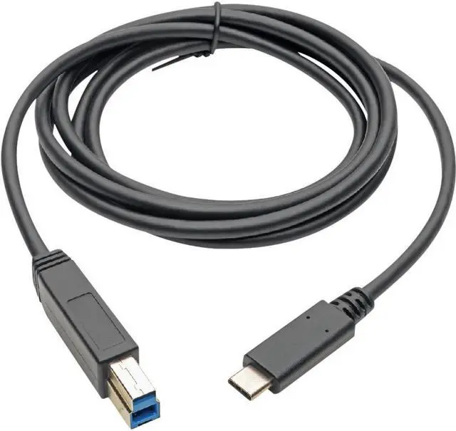 Alt view image 3 of 12 - Tripp Lite U422-006 USB Type-C to USB Type-B Cable, 6 ft.