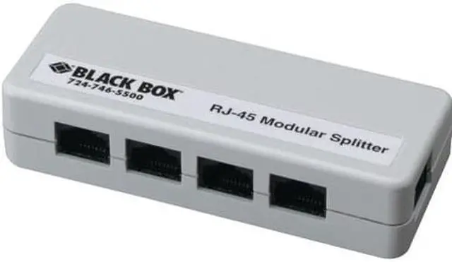 Main image of Black Box RJ-45 Modular Splitter, 5-Position, 8 x 8, Unshielded, A Pinning (fm800-r2)