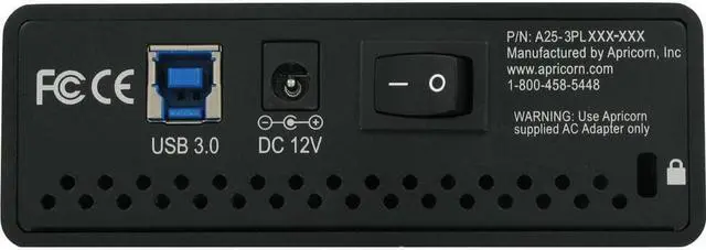 Alt view image 2 of 18 - Apricorn Aegis Padlock DT ADT-3PL256-12TB 12 TB Hard Drive - External - Desktop - TAA Compliant - USB 3.0 - 8 MB Buffer - Black - 256-bit Encryption Standard