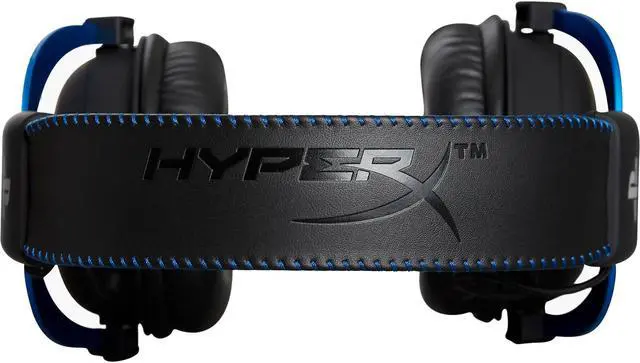 Alt view image 6 of 20 - HyperX Cloud Headset - Stereo - Blue - Mini-phone - Wired - 41 Ohm - 15 Hz - 25 kHz - Over-the-head - Binaural - Circumaural - 4.27 ft Cable - Electret, Condenser, Noise Cancelling Microphone