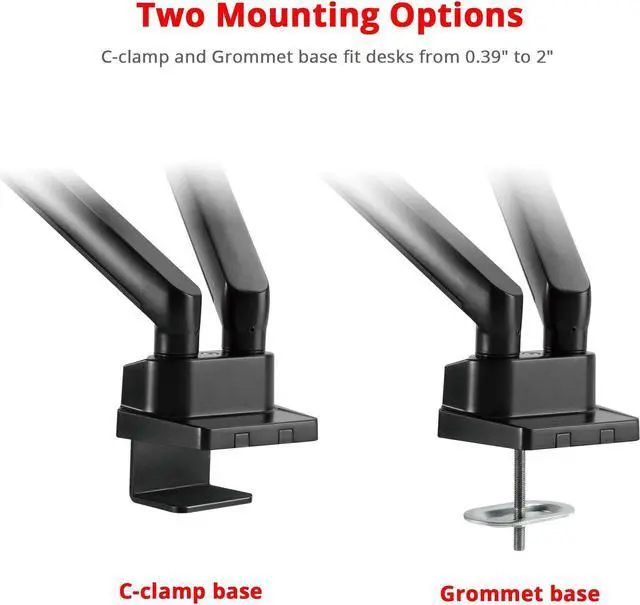 Alt view image 5 of 20 - SIIG Mounting Arm for Monitor
