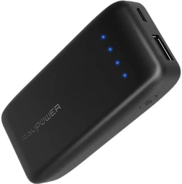 Alt view image 4 of 11 - RAVPower Black 6700 mAh Power Bank RP-PB060(B)