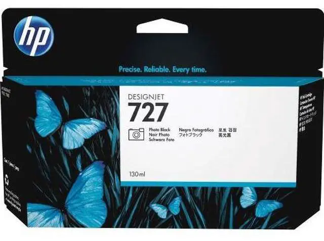 Alt view image 3 of 20 - HP 727 300-ml Photo Black DesignJet Ink Cartridge, F9J79A