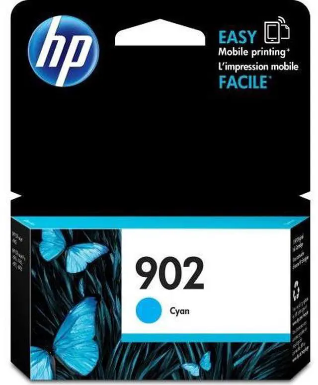 Alt view image 3 of 20 - HP 902 Cyan Original Ink Cartridge, ~315 pages, T6L86AN#140