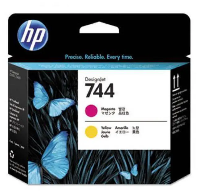 Alt view image 2 of 10 - HP 744 Magenta/Yellow DesignJet Printhead, F9J87A