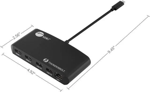 Alt view image 2 of 17 - THUNDERBOLT3 TO DUAL HDMI