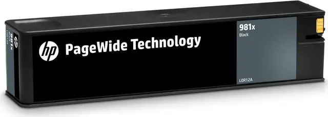 Main image of HP 981X High Yield Black Original PageWide Cartridge, ~11,000 pages, L0R12A