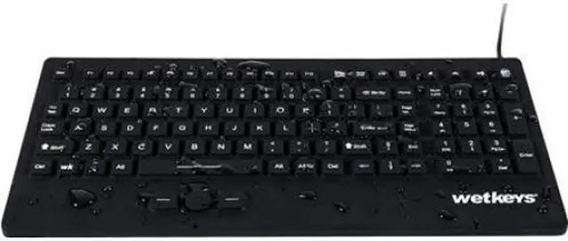 Main image of Wetkeys Rugged-Point Keyboard KBWKRC105SPIBK