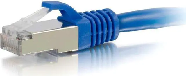Alt view image 8 of 11 - C2G 14FT CAT6  SNAGLESS SHIELDED (STP) NETWORK PATCH CABLE - BLUE