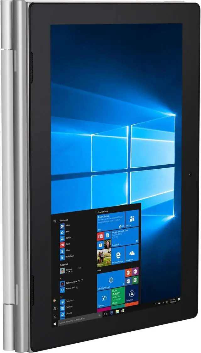 Alt view image 2 of 7 - Lenovo IdeaPad D330-10IGM 81MD001VUS 10.1" Touchscreen 2 in 1 Notebook - 1280 x 800 - Celeron N4000 - 4 GB RAM - 64 GB F