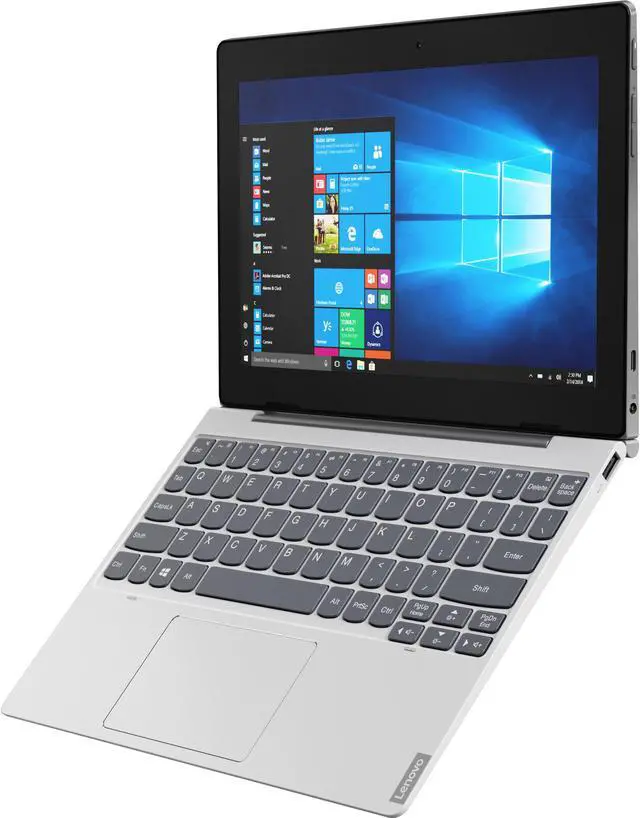 Alt view image 3 of 7 - Lenovo IdeaPad D330-10IGM 81MD001VUS 10.1" Touchscreen 2 in 1 Notebook - 1280 x 800 - Celeron N4000 - 4 GB RAM - 64 GB F