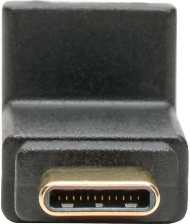 Alt view image 5 of 10 - Tripp Lite USB C to USB Type C Adapter Converter Right Angle M/F 10Gbps 3A
