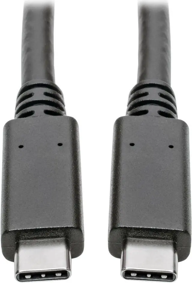 Alt view image 2 of 13 - Tripp Lite U420-C06 USB Type-C to Type-C Cable, M/M, 3.1, Gen 1, 5 Gbps, 6 ft. - Thunderbolt 3, USB-IF Certified, 3A