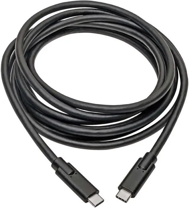 Alt view image 4 of 15 - Tripp Lite USB C to USB Type C Cable 3.1 Gen 1 5 Gbps 3A Rating M/M 10ft U420010
