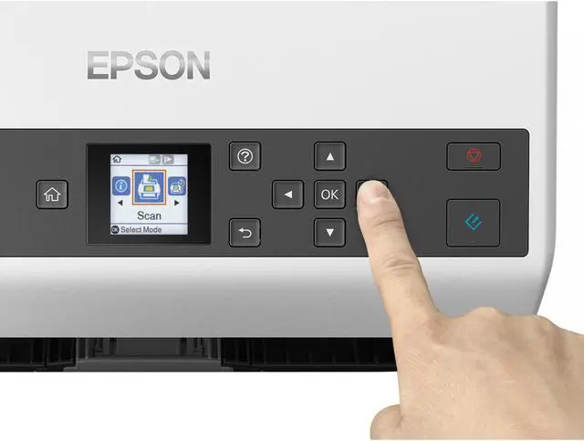 Alt view image 2 of 10 - Epson WorkForce DS-870 Sheetfed Scanner 600 dpi Optical B11B250201