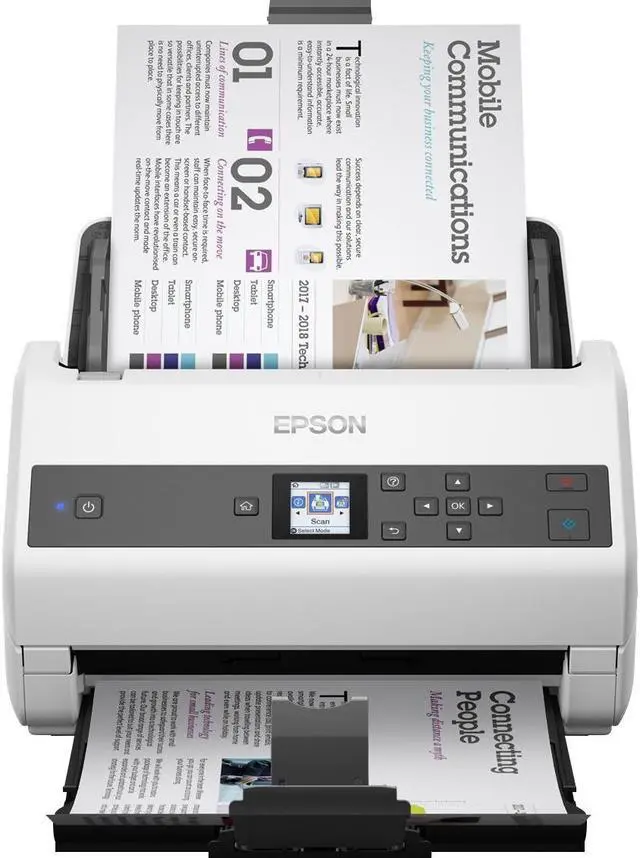 Main image of Epson WorkForce DS-870 Sheetfed Scanner 600 dpi Optical B11B250201