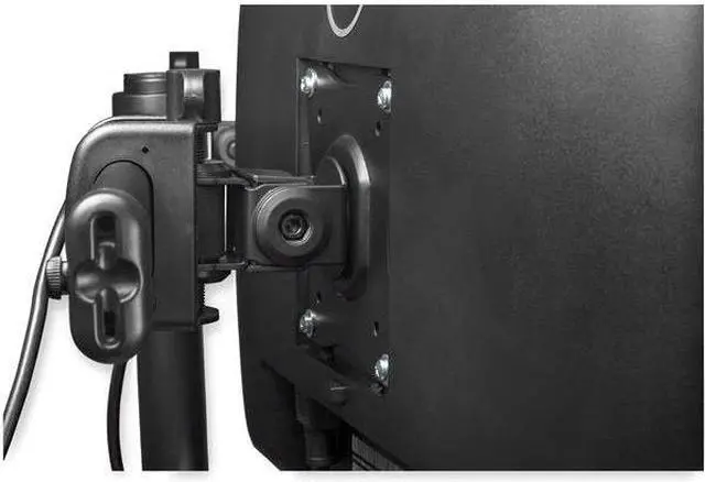 Alt view image 4 of 6 - StarTech.com ARMBARDUOG Deskmount Dual-Monitor Arm - For up to 27" Monitors - Low-Profile Design - Desk-Clamp or Grommet-Hole Monitor Mount