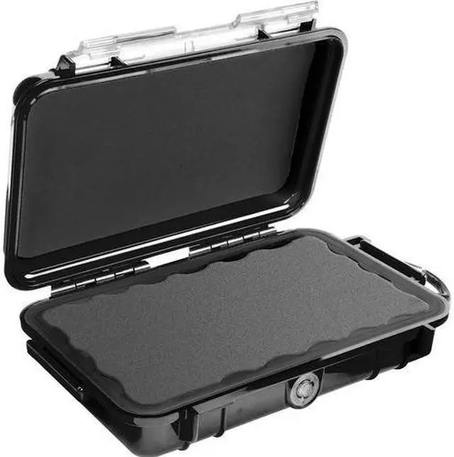 Alt view image 7 of 12 - Pelican Products 1040-025-110 Waterproof Case Black 6 9/16 x 3 15/16 x 1 3/4