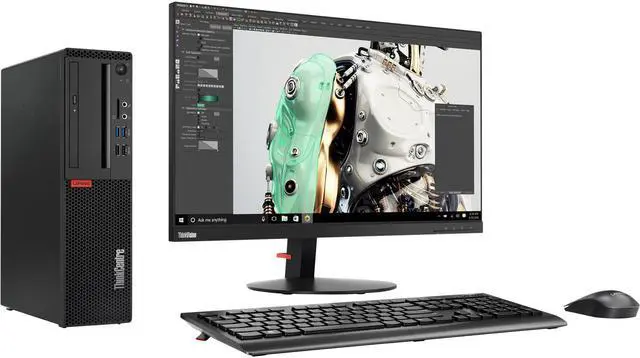 Alt view image 6 of 8 - Lenovo ThinkCentre M725s 10VT000EUS Desktop Computer - AMD Ryzen 7 PRO 2700 3.20 GHz - 8 GB DDR4 SDRAM - 256 GB SSD - Windows 10 Pro 64-bit (English) - Small Form Factor