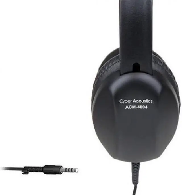Alt view image 2 of 14 - Cyber Acoustics ACM-4004 Stereo Headphones