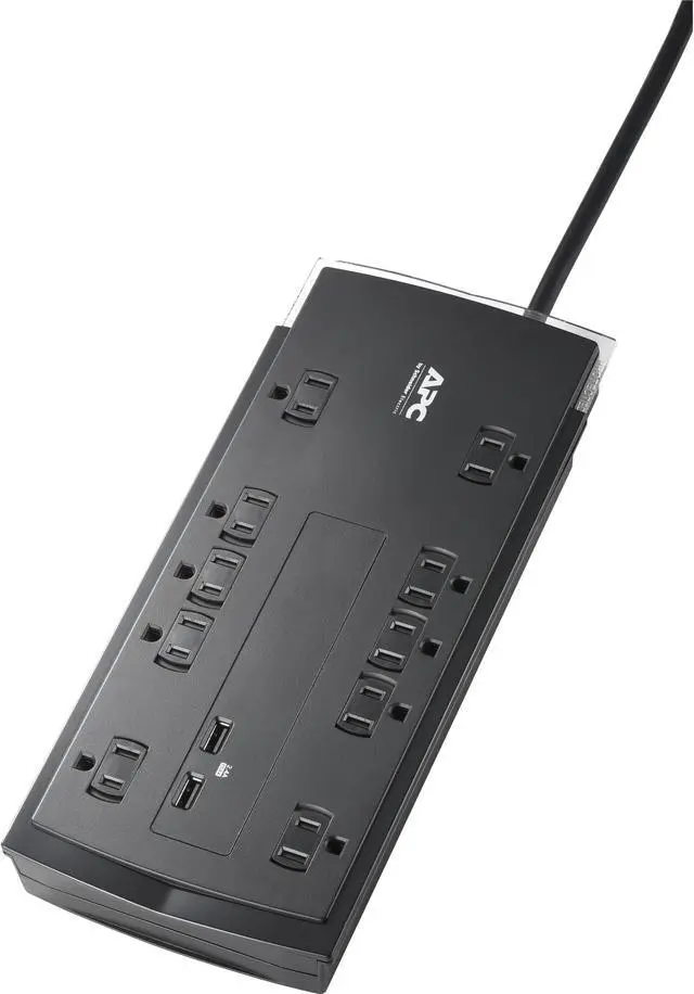 Alt view image 2 of 18 - APC Electric SurgeArrest Performance 10-Outlet Surge Suppressor/Protector P10U2