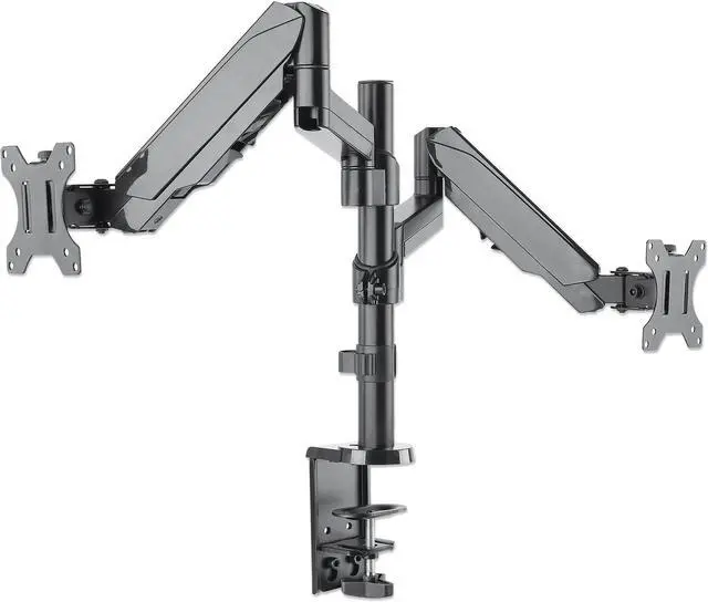 Alt view image 3 of 20 - Manhattan Universal Gas Spring Dual Monitor Mount