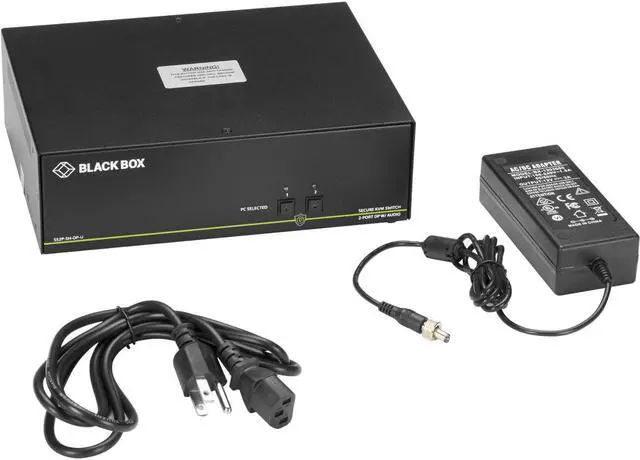 Main image of BLACK BOX SS2P-SH-DP-U SECURE KVM SWITCH, NIAP 3.0 CERTIFIED - 2-PORT, SINGLE-MONITOR, DISPLAYPORT 4K30