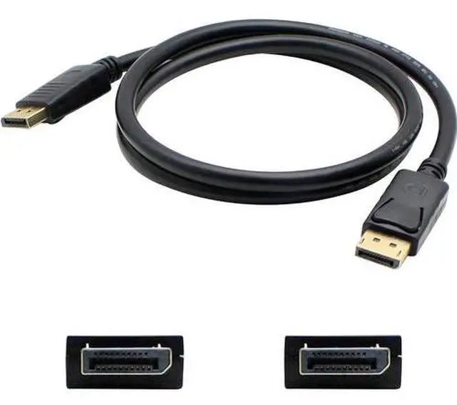 Alt view image 2 of 2 - AddOn DISPLAYPORT10F AddOn 3.05m (10.00ft) DisplayPort Male to Male Black Cable - 100% compatible with select devices.