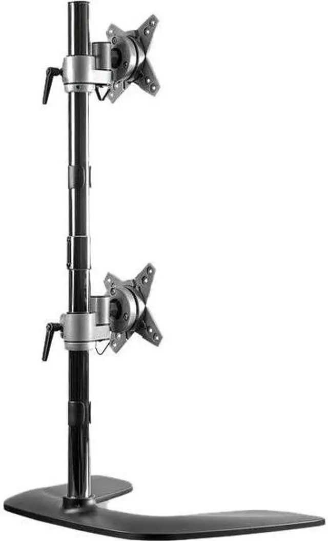 Alt view image 3 of 7 - StarTech Vertical Dual Monitor Stand For up to 27" VESA Monitors Max 35.27 lb