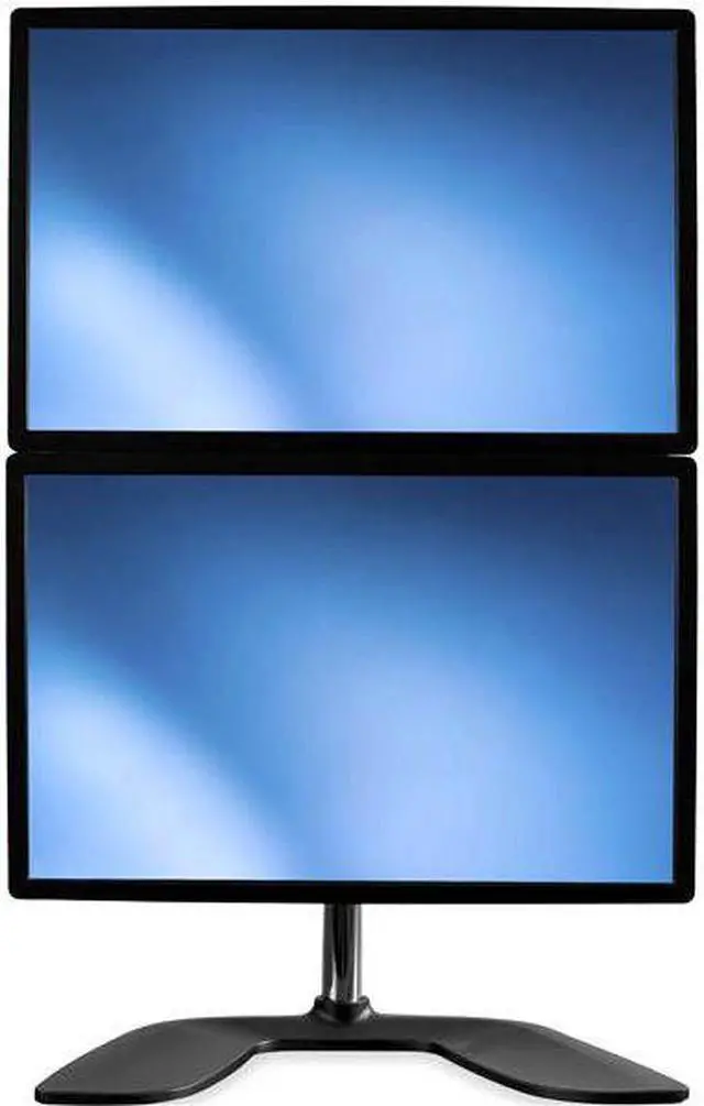 Alt view image 2 of 7 - StarTech Vertical Dual Monitor Stand For up to 27" VESA Monitors Max 35.27 lb