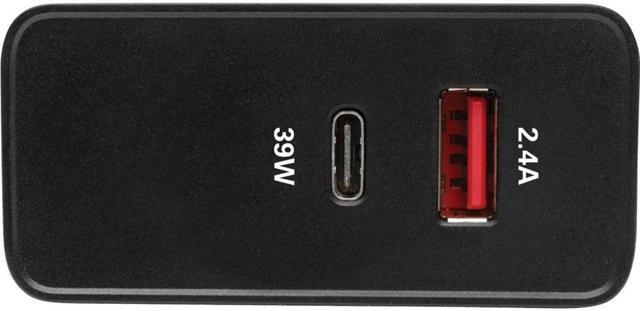 Alt view image 2 of 18 - USB WALL CHARGER DUAL PORT USB TYPE C & USB TYPE A W PD CHARGING