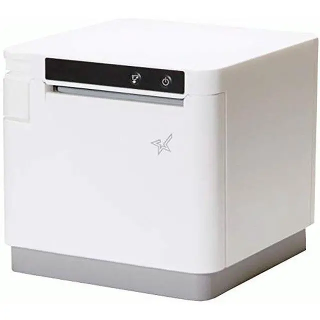Alt view image 3 of 4 - Star Micronics 39651010 mC-Print3 Thermal Receipt Printer, 3", Cutter, Ethernet (LAN), USB, Lightning, CloudPRNT, Peripheral Hub, White - MCP31L WT US