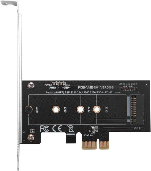 Alt view image 2 of 14 - Siig M.2 Pcie Ssd To Pcie Adapter