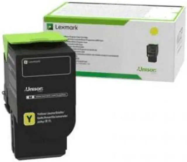 Main image of Lexmark - 78C1UYE - Lexmark Unison Original Toner Cartridge - Yellow - Laser - Ultra High Yield - 7000 Pages