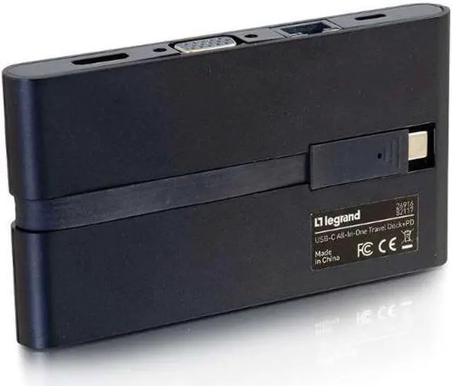Alt view image 4 of 9 - C2g Usb C Docking Station - Multiport - Hdmi Vga And Ethernet With Power