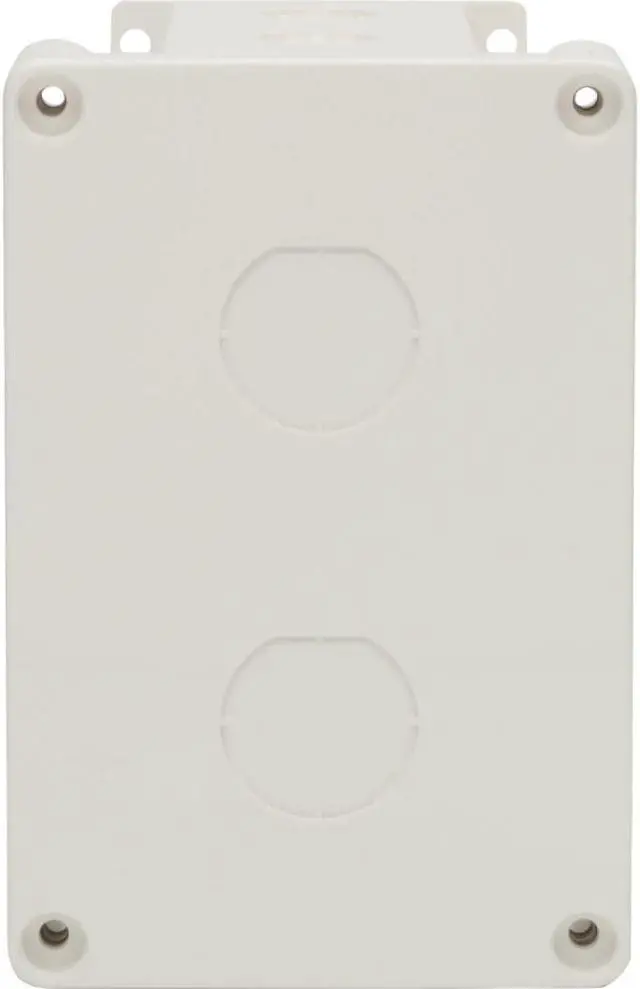 Alt view image 8 of 10 - Tripp Lite Waterproof Cat5e / Cat6 Electrical Junction Box 2 Cutouts Taa